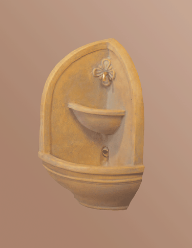 Tuscan Corner Wall Cast Stone Outdoor Garden Fountains With Spout Fountain Tuscan